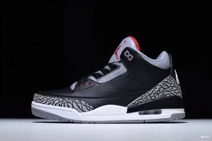 3 Cement 854262-001 Jordan Black Air 0502
